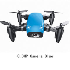 Mini Drone With HD 0.3mp Camera wifi Foldable RC Helicopter aerial drones Wifi FPV Pocket Dron RC Quadcopter toys for gift