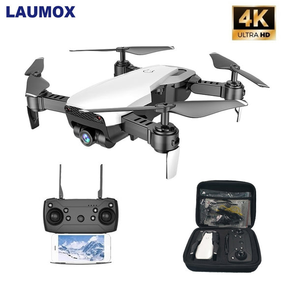 LAUMOX M69G FPV Drone with 4K HD Camera Drone Wide-angle WiFi Foldable Selfie Drone Optical flow RC Quadcopter Vs E58 M69 Dron