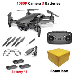 M69 FPV RC Drone with 720P Camera HD Wide-angle WiFi Mini Dron Quadcopter Helicopter Foldable Quadcopter One Key Return Drones