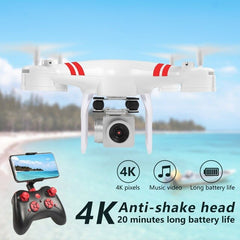 KY101D RC Helicopter Drone with HD WIFI FPV 4K 16MP Camera 2.4G 4-axis RC Aircraft Drones 20 Minutes Long Fly Time