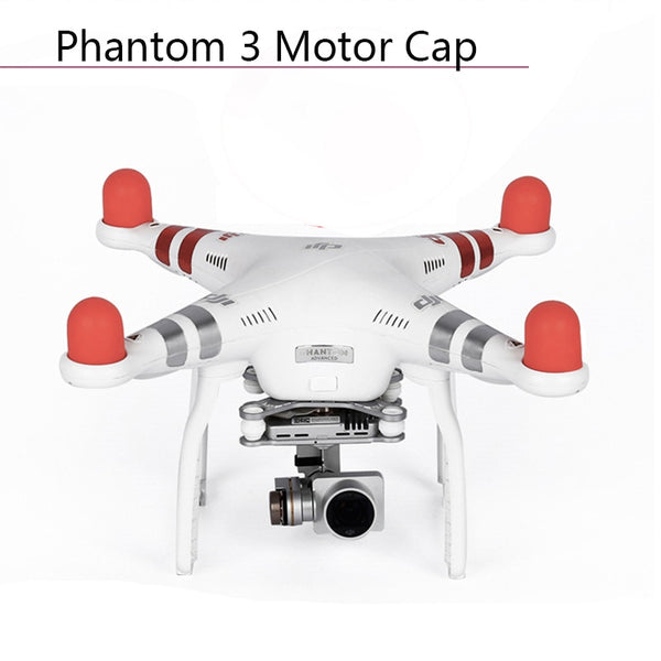 4pcs Engine Dust-proof Drone Motor Cap Protective Cover for DJI Phantom 2 Pro 4A 3A 3P 3S SE 4 Silicone Case Guard Accessories