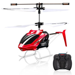 Syma Official W25 RC Helicopter 2 CH 2 Channel Mini RC Drone With Gyro Crash Resistant RC Toys For Boy Kids Gift Red Yellow