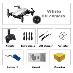 Teeggi T10 Mini Drone with Camera HD Foldable WiFi FPV RC Quadcopter Headless Mode Altitude Hold VS S9 Micro Pocket Selfie Dron