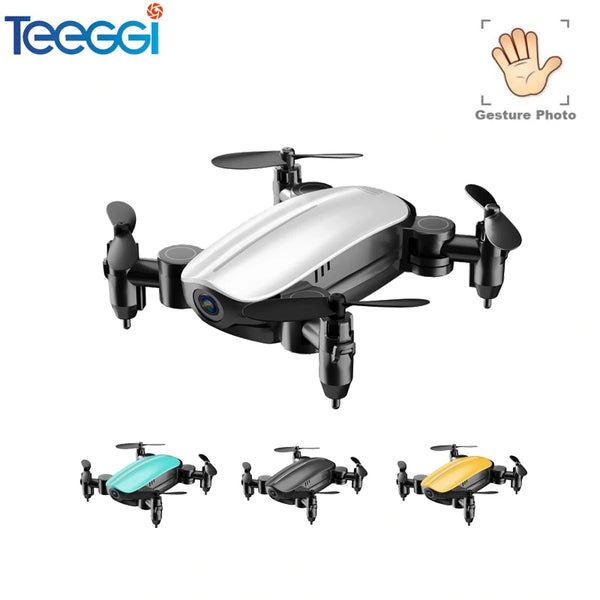 Teeggi T10 Mini Drone With/Without Camera HD Foldable RC Quadcopter Altitude Hold Helicopter WiFi FPV Micro Pocket Selfie Dron