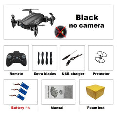 Teeggi T10 Mini Drone With/Without Camera HD Foldable RC Quadcopter Altitude Hold Helicopter WiFi FPV Micro Pocket Selfie Dron