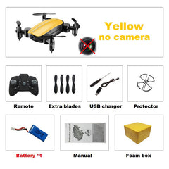 Teeggi T10 Mini Drone With/Without Camera HD Foldable RC Quadcopter Altitude Hold Helicopter WiFi FPV Micro Pocket Selfie Dron