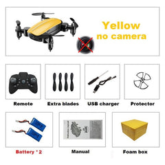 Teeggi T10 Mini Drone With/Without Camera HD Foldable RC Quadcopter Altitude Hold Helicopter WiFi FPV Micro Pocket Selfie Dron