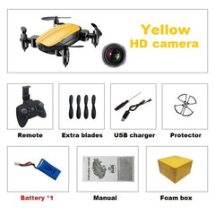 Teeggi T10 Mini Drone With/Without Camera HD Foldable RC Quadcopter Altitude Hold Helicopter WiFi FPV Micro Pocket Selfie Dron