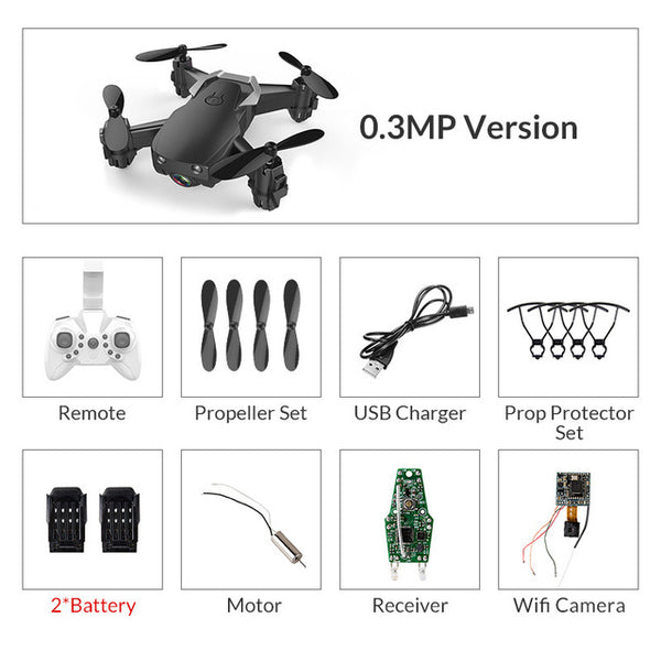 Eachine E61/E61hw Mini Drone With/Without HD Camera Hight Hold Mode RC Quadcopter RTF WiFi FPV Foldable Helicopter VS S9HW T10