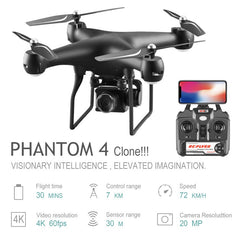 RC Helicopter Foldable Drone WIFI FPV With ESC Camera 4K HD 1080P RC Drone Four-Axis Aerial Remote Control Quadcopter Aircraft